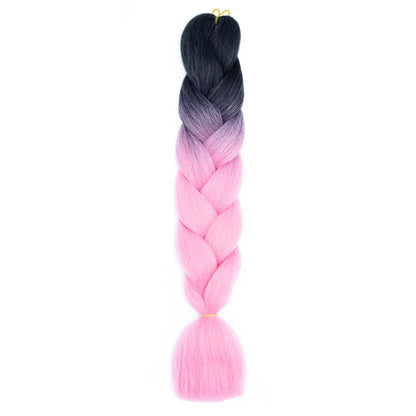 24 Inches DIY Jumbo Braiding Hair Synthetic Hair Extensions Afro Ombre Crochet Braid Hair Wholesale for Women