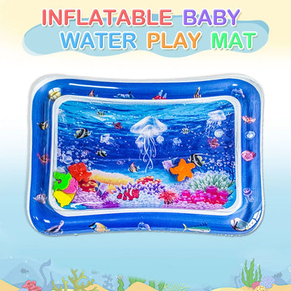 1Pc Inflatable PVC Baby Playing Water Mat White Jellyfish Toddler Pad Kids Early Education Activity Toys Mat Cushion Kids Gift