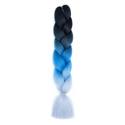 24 Inches DIY Jumbo Braiding Hair Synthetic Hair Extensions Afro Ombre Crochet Braid Hair Wholesale for Women