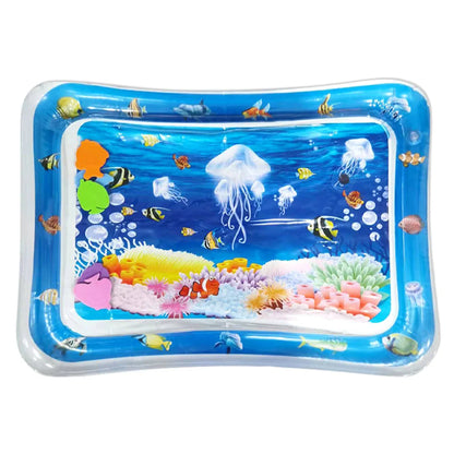 1Pc Inflatable PVC Baby Playing Water Mat White Jellyfish Toddler Pad Kids Early Education Activity Toys Mat Cushion Kids Gift