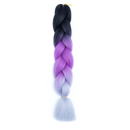 24 Inches DIY Jumbo Braiding Hair Synthetic Hair Extensions Afro Ombre Crochet Braid Hair Wholesale for Women