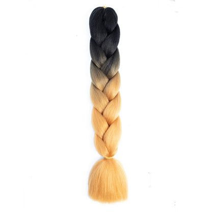 24 Inches DIY Jumbo Braiding Hair Synthetic Hair Extensions Afro Ombre Crochet Braid Hair Wholesale for Women
