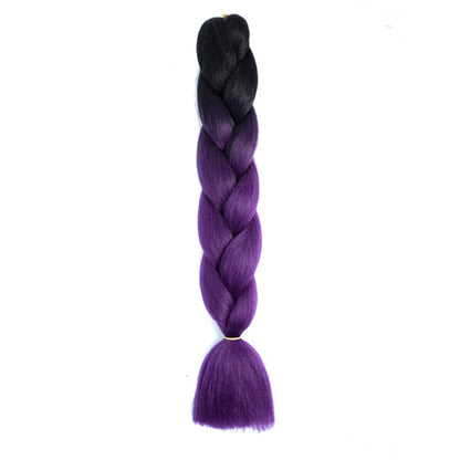 24 Inches DIY Jumbo Braiding Hair Synthetic Hair Extensions Afro Ombre Crochet Braid Hair Wholesale for Women