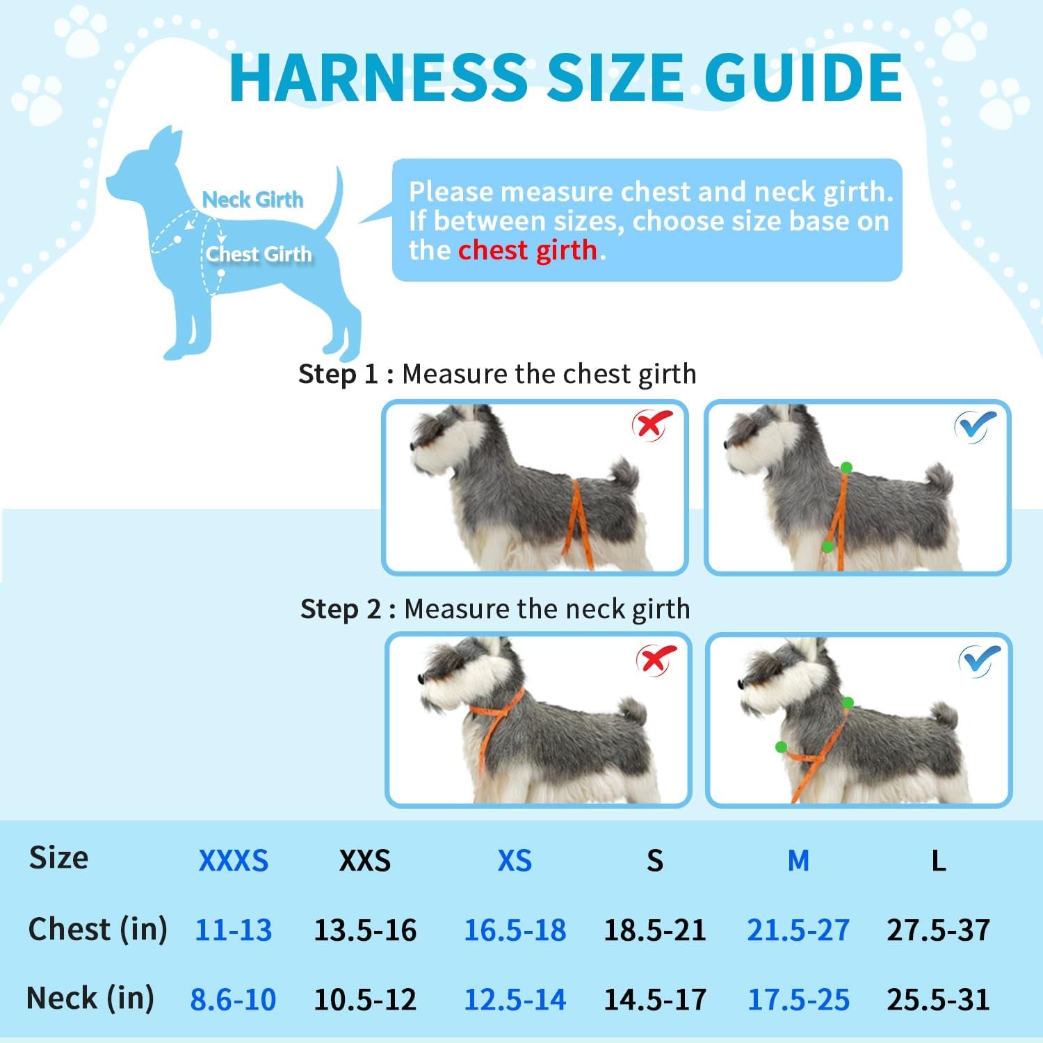 Dog Seat Belt - Adjustable Dog Car Harness for Large, Medium & Small Dogs, Soft Padded & Breathable Mesh Dog Seatbelt with Car Vehicle Connector Strap (Blue Double Clip, Medium)