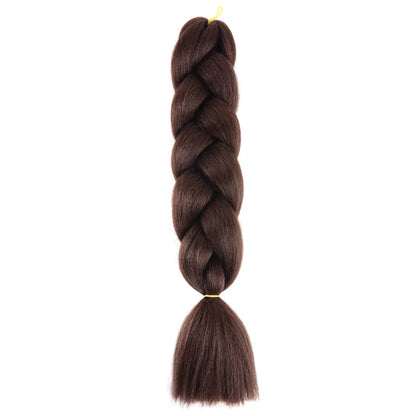 24 Inches DIY Jumbo Braiding Hair Synthetic Hair Extensions Afro Ombre Crochet Braid Hair Wholesale for Women