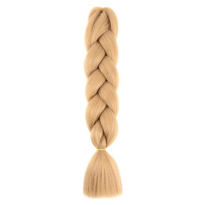 24 Inches DIY Jumbo Braiding Hair Synthetic Hair Extensions Afro Ombre Crochet Braid Hair Wholesale for Women