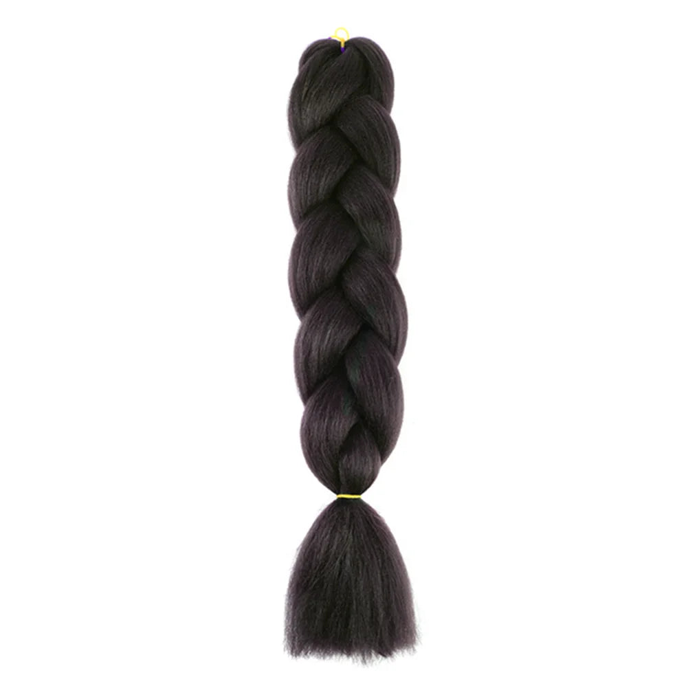 24 Inches DIY Jumbo Braiding Hair Synthetic Hair Extensions Afro Ombre Crochet Braid Hair Wholesale for Women
