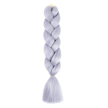 24 Inches DIY Jumbo Braiding Hair Synthetic Hair Extensions Afro Ombre Crochet Braid Hair Wholesale for Women