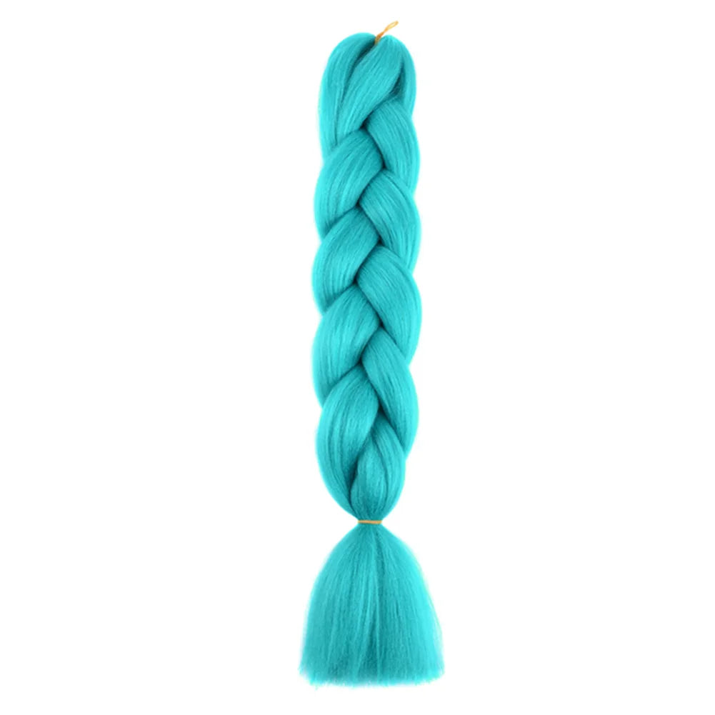 24 Inches DIY Jumbo Braiding Hair Synthetic Hair Extensions Afro Ombre Crochet Braid Hair Wholesale for Women