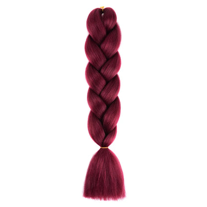 24 Inches DIY Jumbo Braiding Hair Synthetic Hair Extensions Afro Ombre Crochet Braid Hair Wholesale for Women