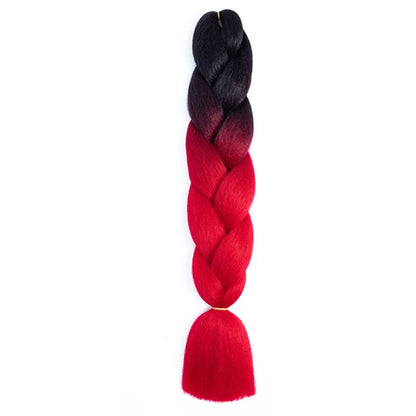 24 Inches DIY Jumbo Braiding Hair Synthetic Hair Extensions Afro Ombre Crochet Braid Hair Wholesale for Women
