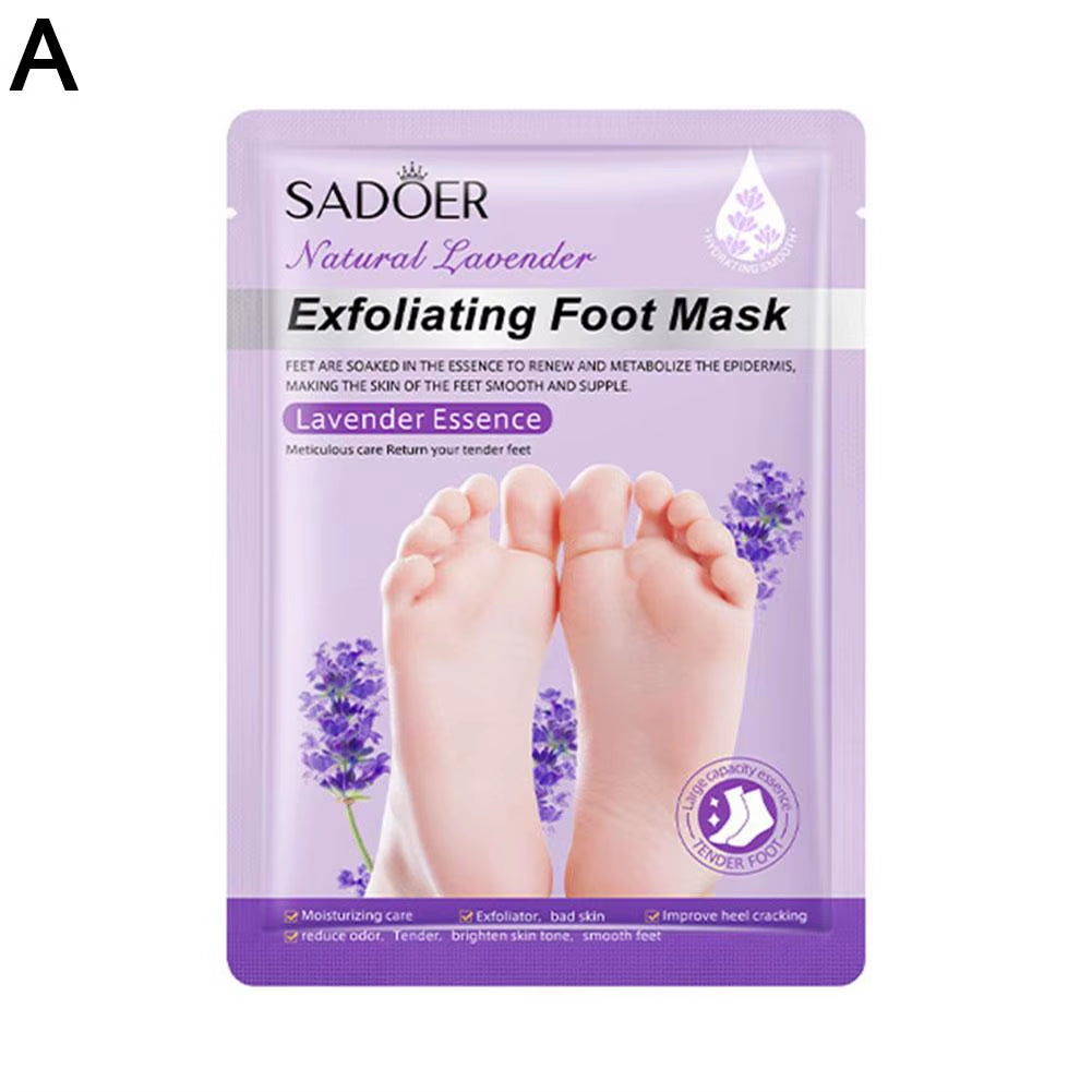 1 Pair Exfoliating Feet Mask Exfoliating Foot Peel Mask Socks Pedicure Peeling Dead Skin Remover Feet Mask Peel Moisturizing