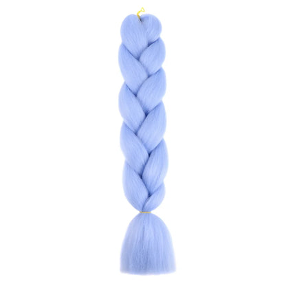 24 Inches DIY Jumbo Braiding Hair Synthetic Hair Extensions Afro Ombre Crochet Braid Hair Wholesale for Women